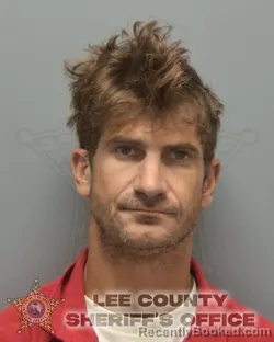 Mugshot of JOSHUA RICHARD HALLETT booked in Lee County, Florida on May 19, 2026