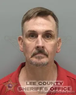 Mugshot of CHAD DERRICK GREGORIOUS booked in Lee County, Florida on May 19, 2026