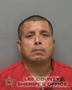 Mugshot of AURELIO SALAZAR DOMINGUEZ booked in Lee County, Florida on May 20, 2026