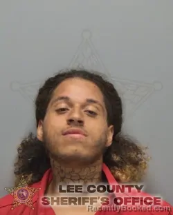 Mugshot of ISAIAS JAMON GARCIA booked in Lee County, Florida on May 20, 2026