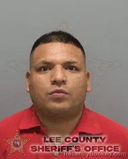 Mugshot of PEDRO MIGUEL CALDERON BADOS booked in Lee County, Florida on May 20, 2026