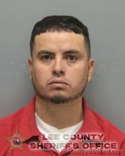 Mugshot of RODRIGO JAIME DE LEON booked in Lee County, Florida on May 20, 2026