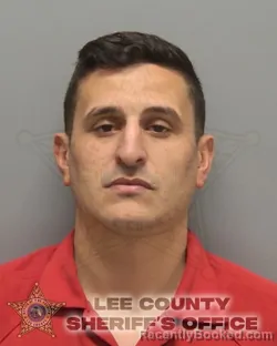Mugshot of NICHOLAS LUIS ZULUAGA booked in Lee County, Florida on May 20, 2026