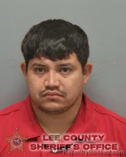 Mugshot of ABENAMAR MALDONADO SANTIZ booked in Lee County, Florida on May 21, 2026