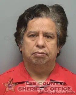 Mugshot of JUAN GARCIA-PEREZ booked in Lee County, Florida on May 21, 2026