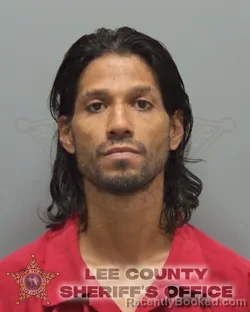 Mugshot of MATTHEW ADRIEL GONZALES booked in Lee County, Florida on May 21, 2026
