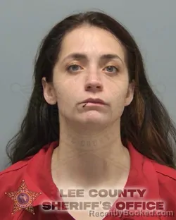 Mugshot of MICHELAH ANNE HILLA booked in Lee County, Florida on May 21, 2026