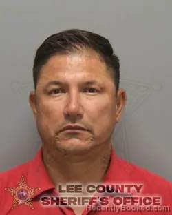 Mugshot of MARIO JOSE NAVAS FLETE booked in Lee County, Florida on May 21, 2026