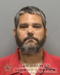 Mugshot of JOHN JOSEPH SAAVEDRA booked in Lee County, Florida on May 21, 2026