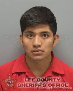 Mugshot of JHONY GEOVANNY LOPEZ TECUN booked in Lee County, Florida on May 22, 2026