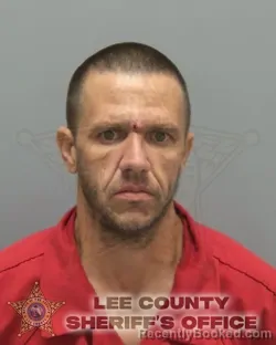 Mugshot of CHAD EDWARD LAKE booked in Lee County, Florida on May 22, 2026