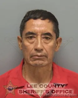 Mugshot of JORGE OLIVARES BLAS booked in Lee County, Florida on May 23, 2026