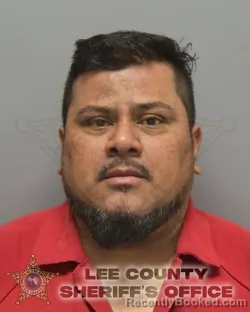 Mugshot of ISAID MENDOZA CARRERA booked in Lee County, Florida on May 23, 2026
