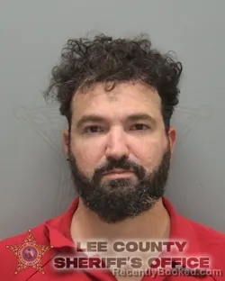 Mugshot of ERIC DANIEL MORIARITY booked in Lee County, Florida on May 23, 2026