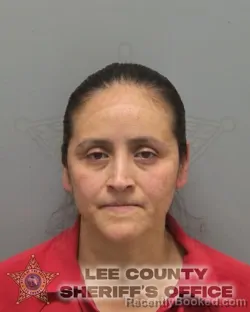 Mugshot of MIRIAM YESENIA PEREZ LOPEZ booked in Lee County, Florida on May 23, 2026