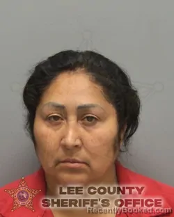Mugshot of FRANCISCA M JARA RIVAS booked in Lee County, Florida on May 23, 2026