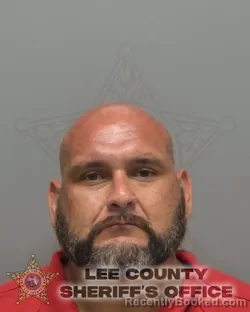 Mugshot of JORGE GARCIA booked in Lee County, Florida on May 23, 2026