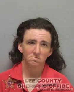 Mugshot of REBECCA ELIZABETH SHRADER booked in Lee County, Florida on May 24, 2026