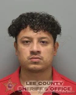 Mugshot of BRYAN JOSUE BORGE CHACON booked in Lee County, Florida on June 1, 2026
