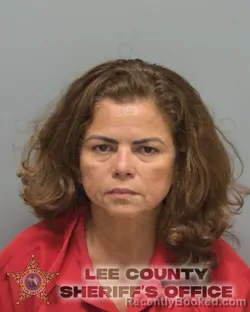 Mugshot of AGRICIA DE MELO SANTOS booked in Lee County, Florida on June 1, 2026