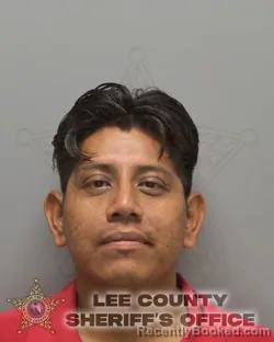 Mugshot of MARCO ANTONIO VANEGAS booked in Lee County, Florida on June 3, 2026