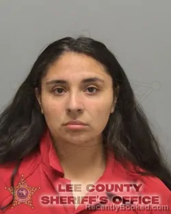 Mugshot of ERICA INES MINISTRO booked in Lee County, Florida on June 3, 2026