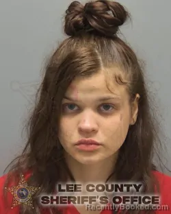 Mugshot of HANNAH CATHRYN LAVINE booked in Lee County, Florida on June 13, 2026