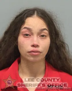 Mugshot of VANESSA LEILANI WYATT booked in Lee County, Florida on June 13, 2026