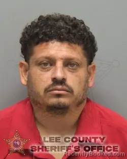 Mugshot of JULIO CESAR AMAYA booked in Lee County, Florida on June 17, 2026