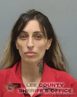 Mugshot of KAYLA MARIE PINTO booked in Lee County, Florida on June 17, 2026