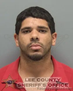 Mugshot of ISRAEL CHRISTOPHER GALEAS booked in Lee County, Florida on June 17, 2026