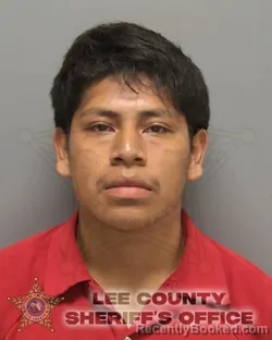 Mugshot of ALONZO LAZARO CASTRO booked in Lee County, Florida on June 18, 2026