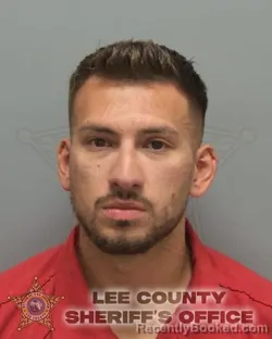 Mugshot of SEBASTIAN RODRIGUEZ booked in Lee County, Florida on June 18, 2026