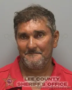 Mugshot of HECTOR DAVID PADILLA GALEAS booked in Lee County, Florida on June 18, 2026