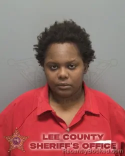 Mugshot of DESTINY LANAY JACOB booked in Lee County, Florida on June 18, 2026