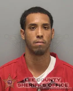 Mugshot of ANGEL EMANUEL RIVERA PACHECO booked in Lee County, Florida on June 19, 2026