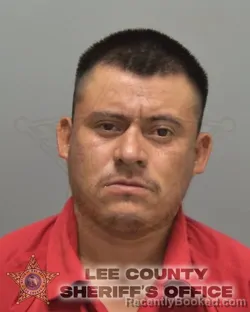 Mugshot of ISAIAS CABALLERO-ORELLANA booked in Lee County, Florida on June 19, 2026