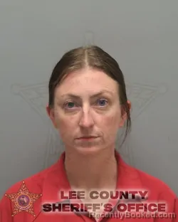 Mugshot of KATHRYN VIRGINIA HUTCHERSON booked in Lee County, Florida on June 20, 2026