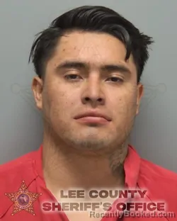 Mugshot of JOSE RICARDO LOPEZ PEREZ booked in Lee County, Florida on June 21, 2026