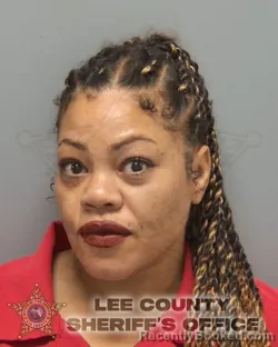 Mugshot of ARIZBEL IRAIDA CLARKE booked in Lee County, Florida on June 22, 2026