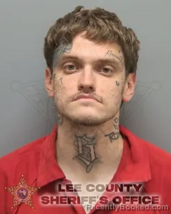 Mugshot of JACOB RYAN TATE booked in Lee County, Florida on June 22, 2026