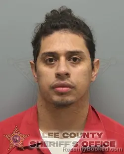 Mugshot of JEFFERSON ANTONIO GARAY booked in Lee County, Florida on June 22, 2026