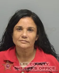 Mugshot of SULEYMA MORERA MARTINEZ booked in Lee County, Florida on June 23, 2026