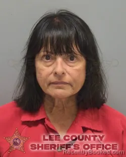 Mugshot of LILLIAN MARIE LOMBARDO booked in Lee County, Florida on June 23, 2026