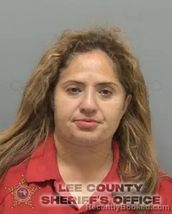 Mugshot of LISSAR KARINA PENA booked in Lee County, Florida on June 23, 2026