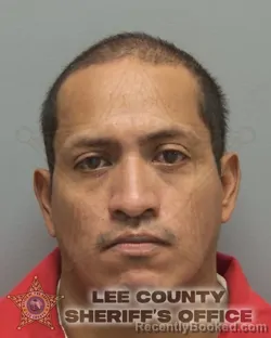 Mugshot of JOSE CARREON-TORRES booked in Lee County, Florida on June 24, 2026