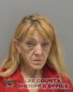 Mugshot of NANDA LYNN SHERADIN booked in Lee County, Florida on June 24, 2026