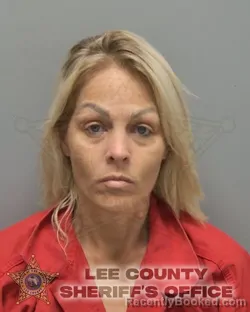 Mugshot of CHRISTINE NICOLE JUDAY booked in Lee County, Florida on June 24, 2026