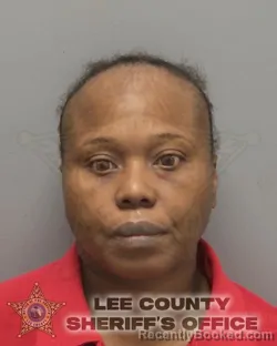 Mugshot of JACKIE MAMA GBOLUMAH booked in Lee County, Florida on June 25, 2026
