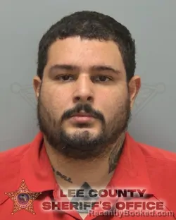 Mugshot of NESTOR LUIS NEVAREZ RIVERA booked in Lee County, Florida on June 25, 2026